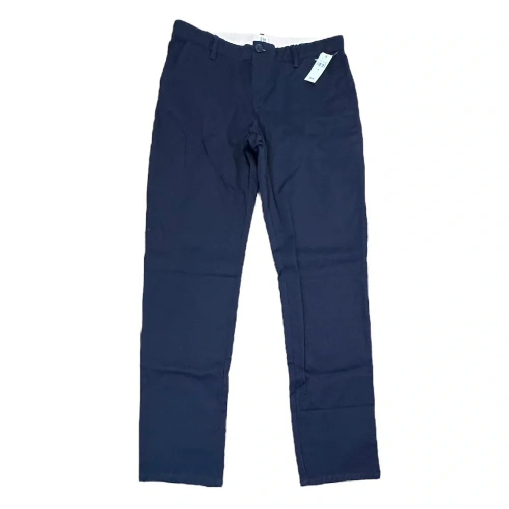 GAP Kids | Girls Uniform Chinos with Washwell in True Indigo Blue | Size 18| NWT